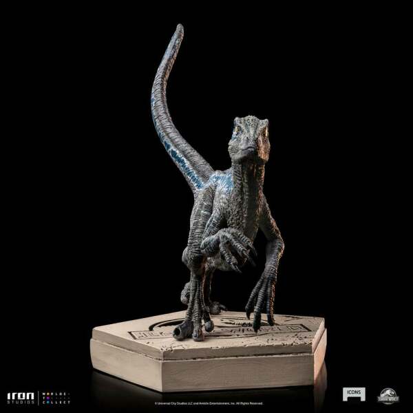 Estatua Velociraptor Blue Jurassic World Icons 9 cm - Collector4u.com