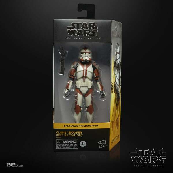 Figura Clone Trooper Star Wars: The Clone Wars Black Series (187th Battalion) 15 cm - Collector4u.com