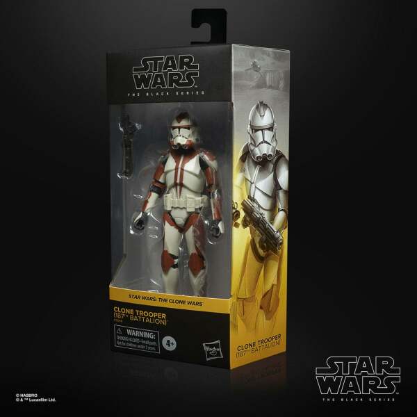 Figura Clone Trooper Star Wars: The Clone Wars Black Series (187th Battalion) 15 cm - Collector4u.com