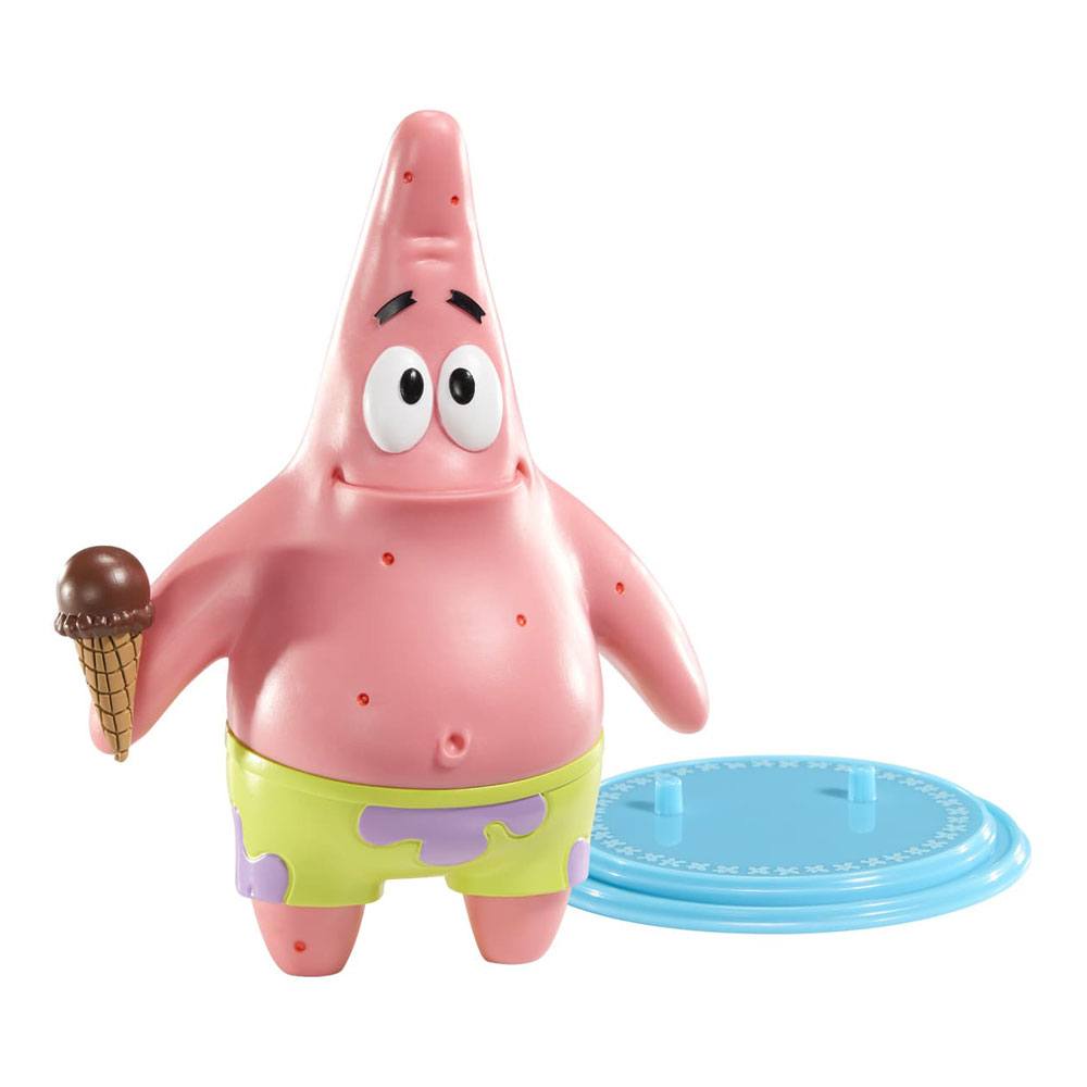 Figura Patricio Bob Esponja Maleable Bendyfigs 16 cm