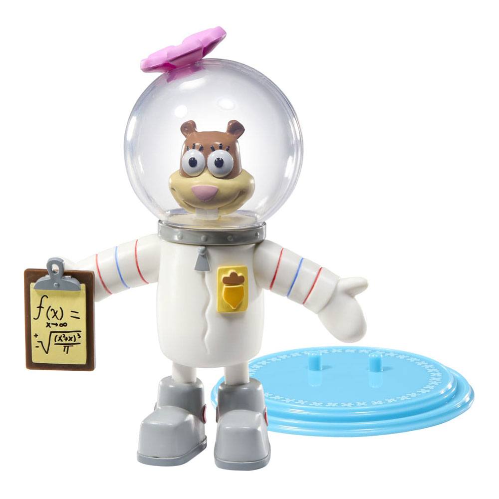 Figura Sandy Cheeks Bob Esponja Maleable Bendyfigs 16 cm