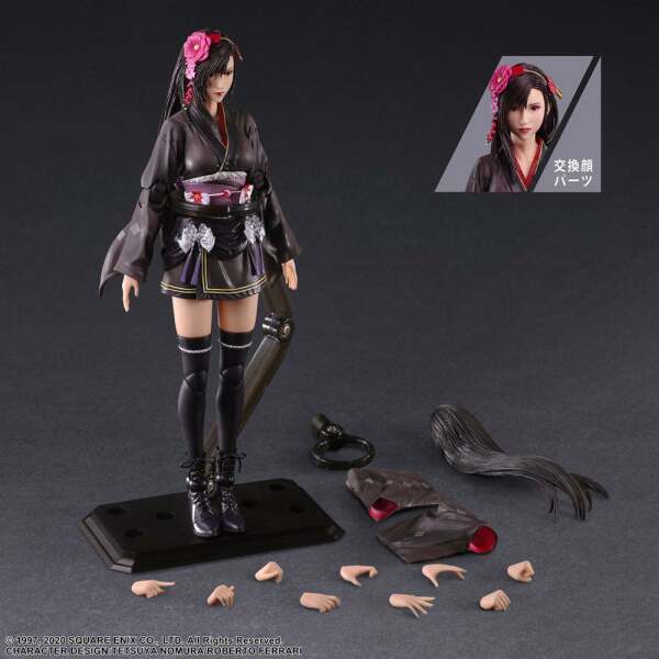 Figura Tifa Lockhart Exotic Dress Ver Final Fantasy VII Remake Play Arts Kai 25 cm - Collector4u.com