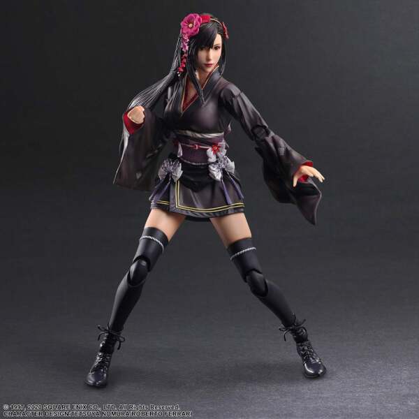 Figura Tifa Lockhart Exotic Dress Ver Final Fantasy VII Remake Play Arts Kai 25 cm - Collector4u.com