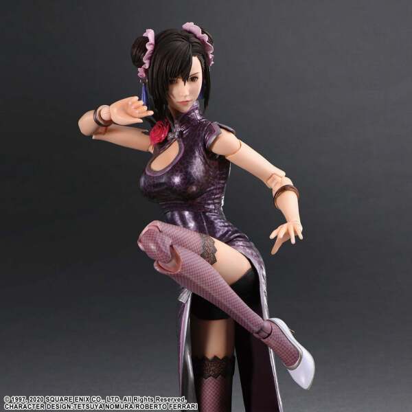 Figura Tifa Lockhart Sporty Dress Ver Final Fantasy VII Remake Play Arts Kai 25 cm - Collector4u.com