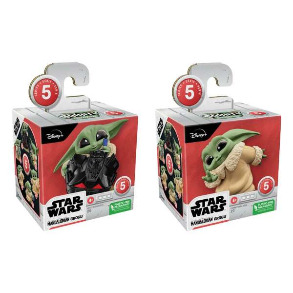 Figuras Grogu Helmet Hijinks & Peek-A-Boo Star Wars Bounty Collection Pack de 2 6 cm - Collector4u.com