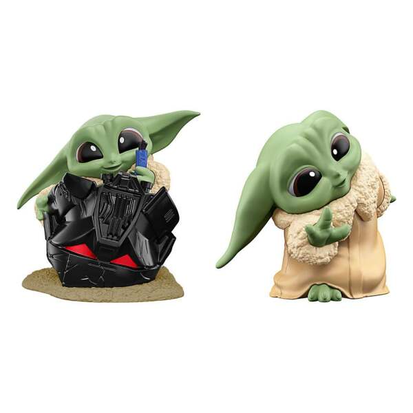 Figuras Grogu Helmet Hijinks & Peek-A-Boo Star Wars Bounty Collection Pack de 2 6 cm - Collector4u.com