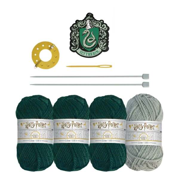 Kit de Costura de Gorro Beanie Slytherin Harry Potter - Collector4u.com