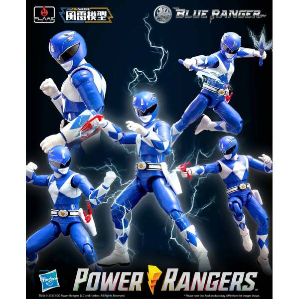 Maqueta Furai Model Plastic Model Kit Blue Ranger Power Rangers 13 cm - Collector4u.com