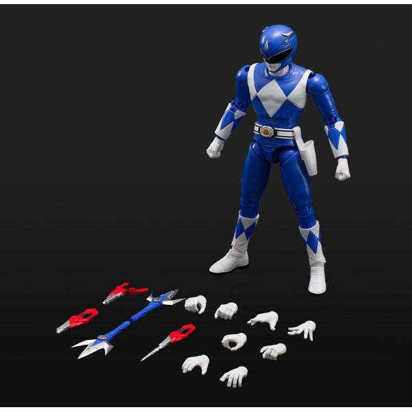 Maqueta Furai Model Plastic Model Kit Blue Ranger Power Rangers 13 cm - Collector4u.com