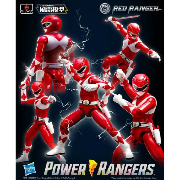 Maqueta Furai Model Plastic Model Kit Red Ranger Power Rangers 13 cm - Collector4u.com