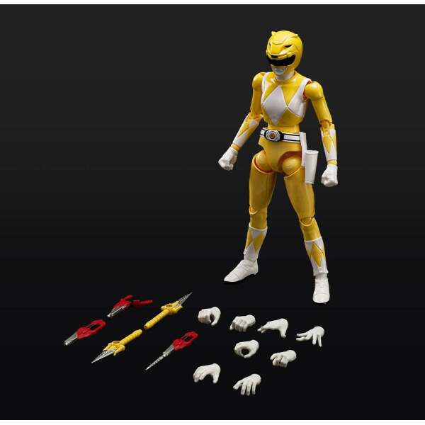 Maqueta Furai Model Plastic Model Kit Yellow Ranger Power Rangers 13 cm - Collector4u.com