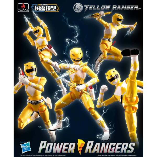 Maqueta Furai Model Plastic Model Kit Yellow Ranger Power Rangers 13 cm - Collector4u.com