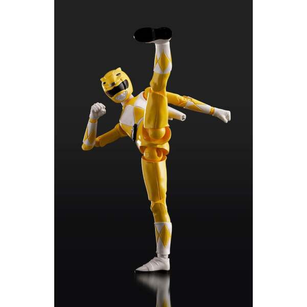 Maqueta Furai Model Plastic Model Kit Yellow Ranger Power Rangers 13 cm - Collector4u.com