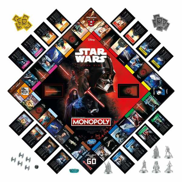 Monopoly Dark Side Star Wars Juego de Mesa Edition *Edición Inglés* - Collector4u.com