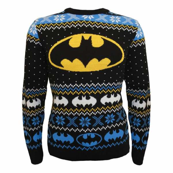 Sueter Christmas Jumper Batman Logo Dc Comics Talla Xl