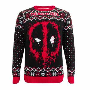 Sueter Christmas Jumper Deadpool Sweatshirt Talla Xl