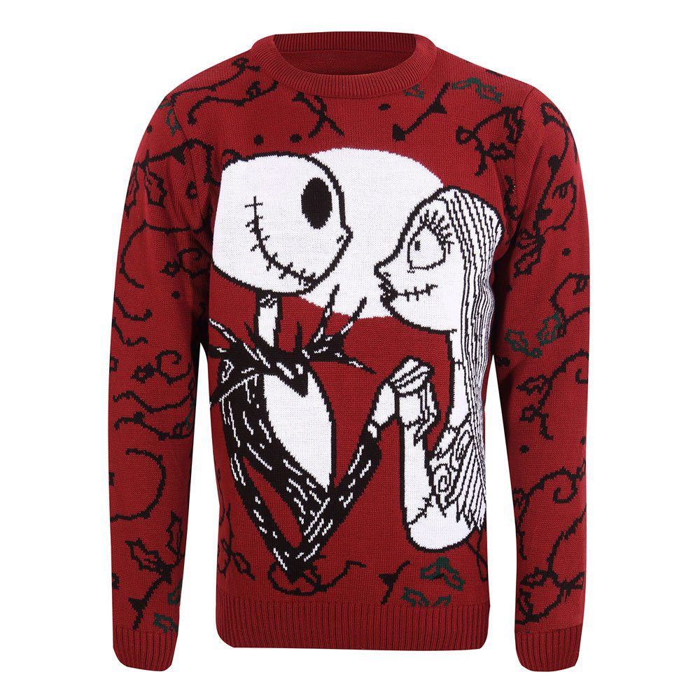 Suéter Christmas Jumper Jack and Jally Nightmare Before Christmas talla L