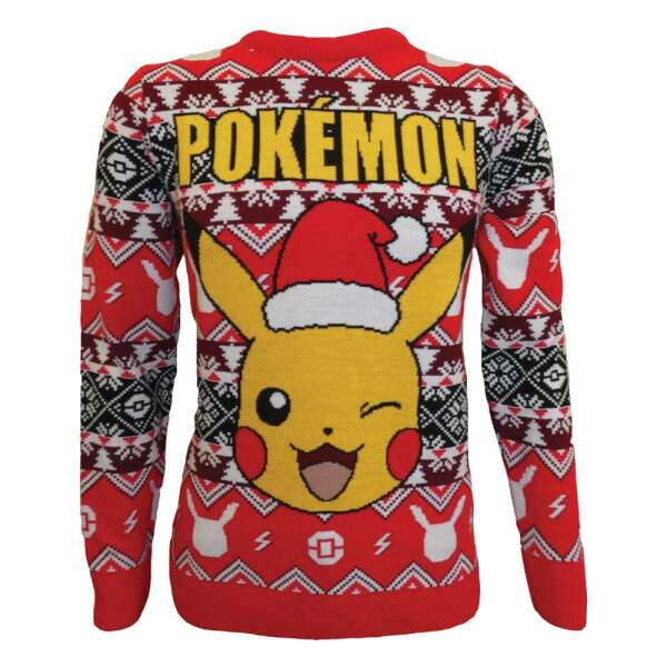 Sueter Christmas Jumper Pikachu Pokemon Talla Xl