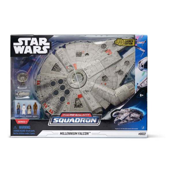 Vehículo con Figuras Millennium Falcon Star Wars Micro Galaxy Squadron Feature 22 cm - Collector4u.com