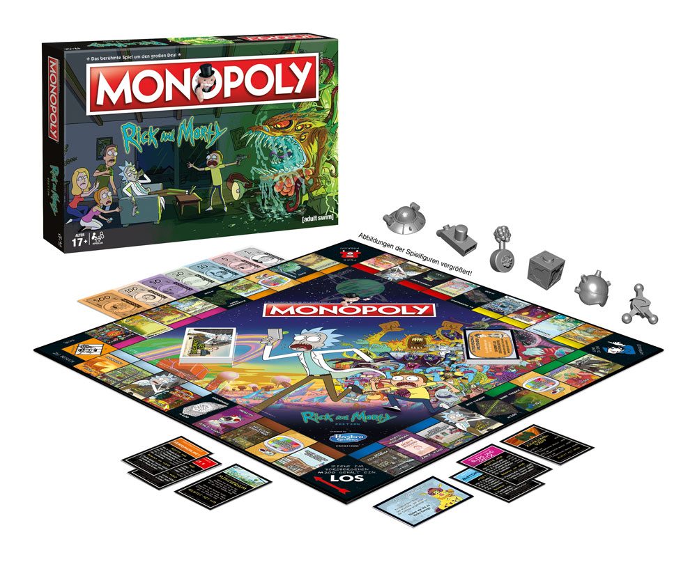 Rick Y Morty Juego De Mesa Monopoly Edicion Aleman