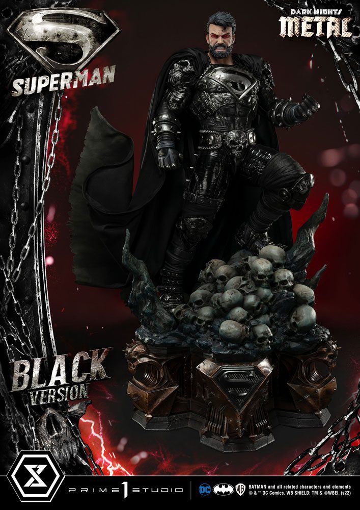 Estatua Superman Black Version DC Comics 1/3 88 cm