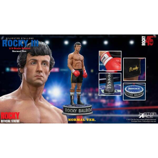 Estatua 1/4 Rocky Balboa Rocky III 46 cm - Collector4u.com