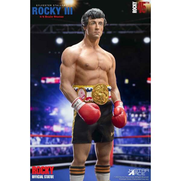 Estatua 1/4 Rocky Balboa Rocky III Deluxe Ver. 46 cm - Collector4u.com