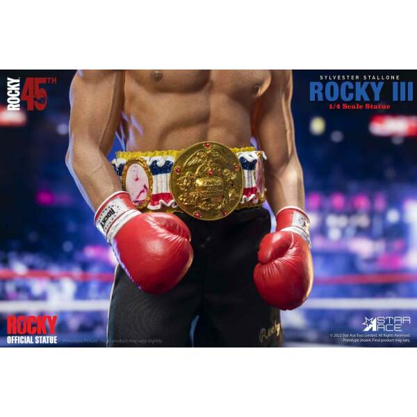 Estatua 1/4 Rocky Balboa Rocky III Deluxe Ver. 46 cm - Collector4u.com