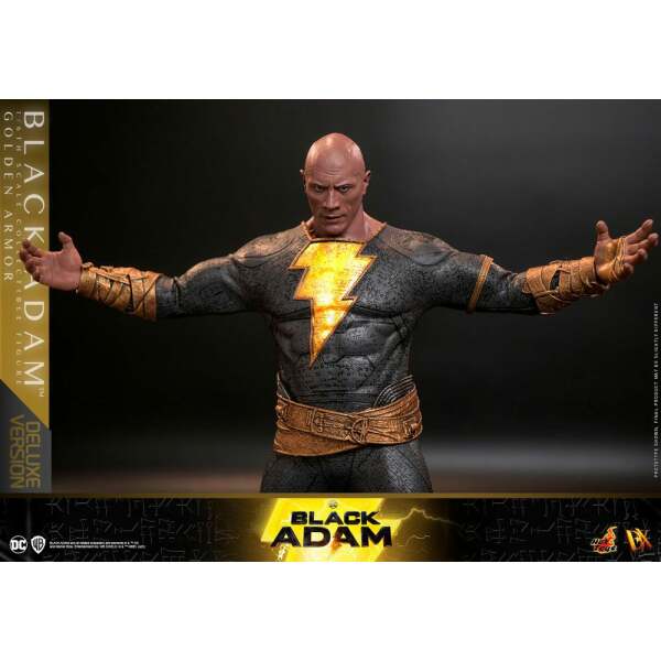 Figura Black Adam Golden Armor Deluxe Version Black Adam DX 1/6 33 cm - Collector4u.com