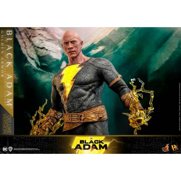 Figura Black Adam Golden Armor Deluxe Version Black Adam DX 1/6 33 cm - Collector4u.com