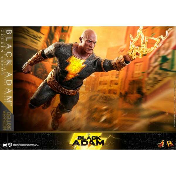 Figura Black Adam Golden Armor Deluxe Version Black Adam DX 1/6 33 cm - Collector4u.com