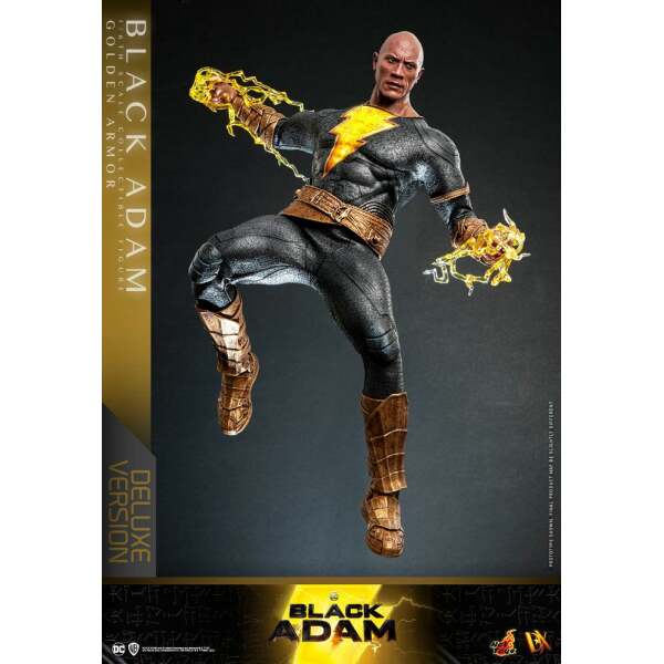 Figura Black Adam Golden Armor Deluxe Version Black Adam DX 1/6 33 cm - Collector4u.com