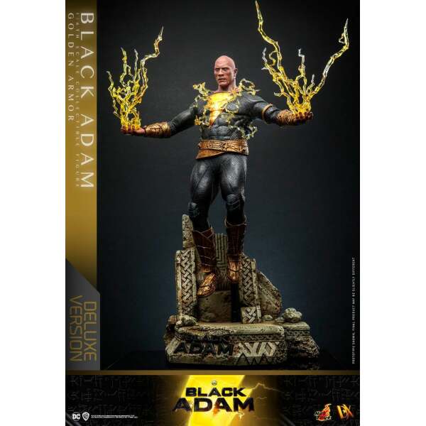 Figura Black Adam Golden Armor Deluxe Version Black Adam DX 1/6 33 cm - Collector4u.com