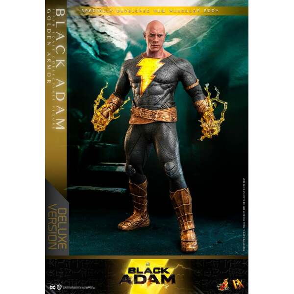 Figura Black Adam Golden Armor Deluxe Version Black Adam DX 1/6 33 cm - Collector4u.com