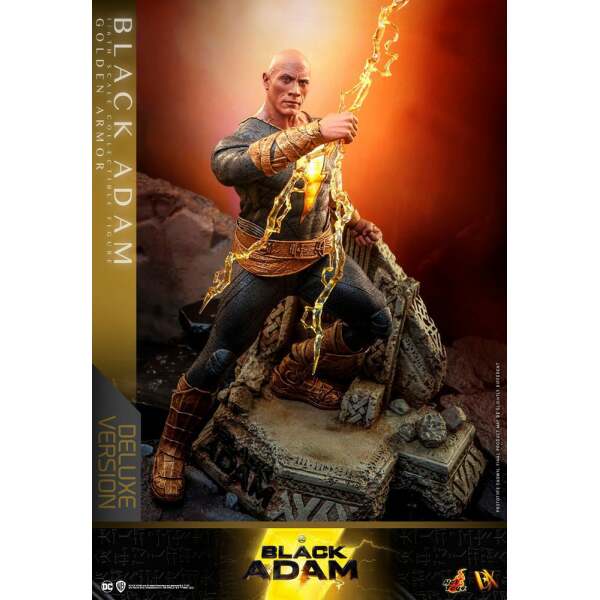 Figura Black Adam Golden Armor Deluxe Version Black Adam DX 1/6 33 cm - Collector4u.com