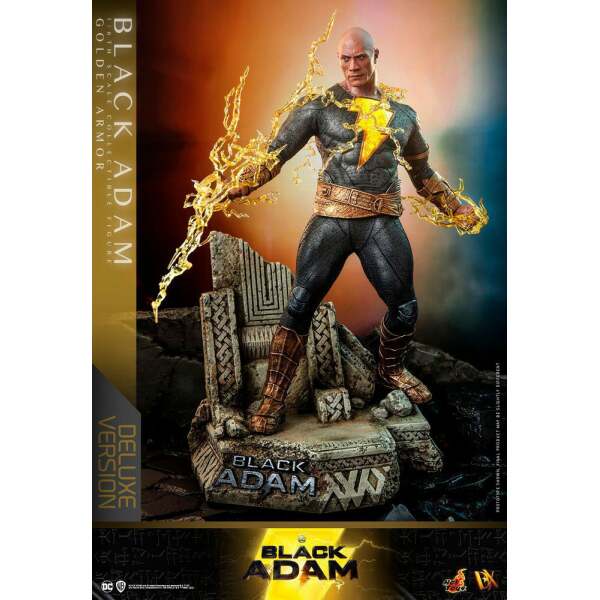 Figura Black Adam Golden Armor Deluxe Version Black Adam DX 1/6 33 cm - Collector4u.com