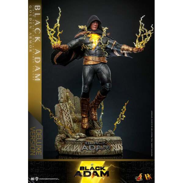 Figura Black Adam Golden Armor Deluxe Version Black Adam DX 1/6 33 cm - Collector4u.com