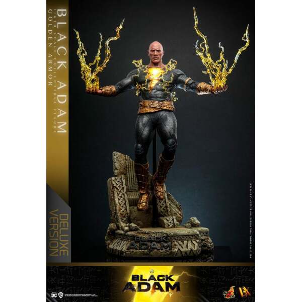 Figura Black Adam Golden Armor Deluxe Version Black Adam DX 1/6 33 cm - Collector4u.com