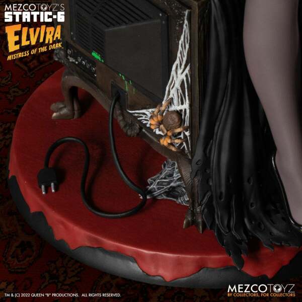 Estatua 1/6 PVC Static-6 Elvira Elvira Mistress of the Dark 42 cm - Collector4u.com