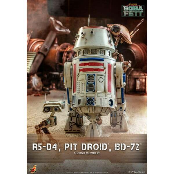 Figuras 1/6 R5-D4 Pit Droid & BD-72 Star Wars The Mandalorian - Collector4u.com