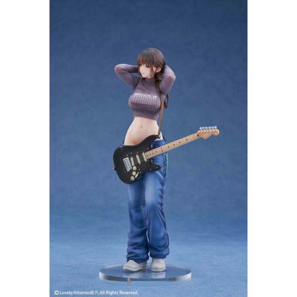 Estatua PVC 1/7 Guitar Girl Original Character Illustrated by Hitomio16 Deluxe Ver. 25 cm - Collector4u.com