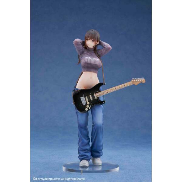 Estatua PVC 1/7 Guitar Girl Original Character Illustrated by Hitomio16 Deluxe Ver. 25 cm - Collector4u.com