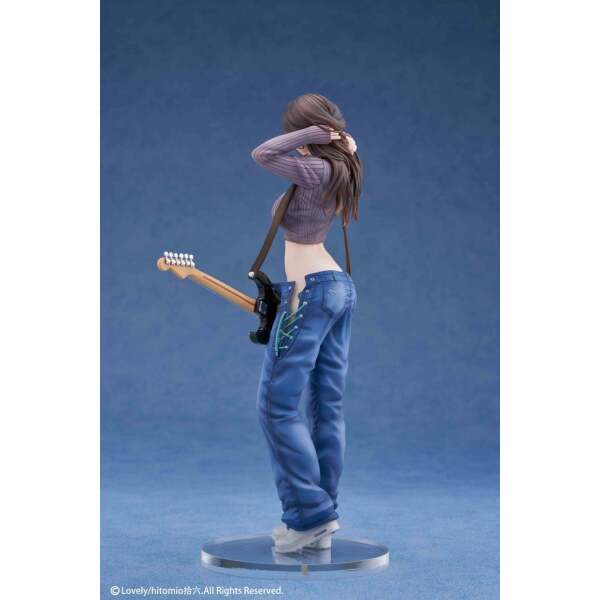 Estatua PVC 1/7 Guitar Girl Original Character Illustrated by Hitomio16 Deluxe Ver. 25 cm - Collector4u.com