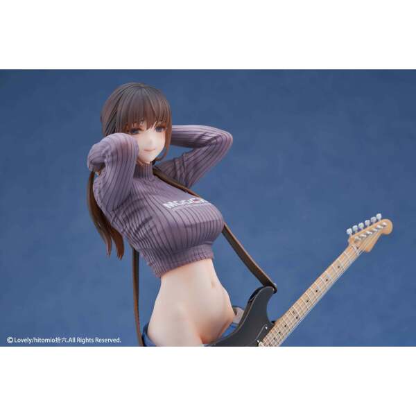 Estatua PVC 1/7 Guitar Girl Original Character Illustrated by Hitomio16 Deluxe Ver. 25 cm - Collector4u.com