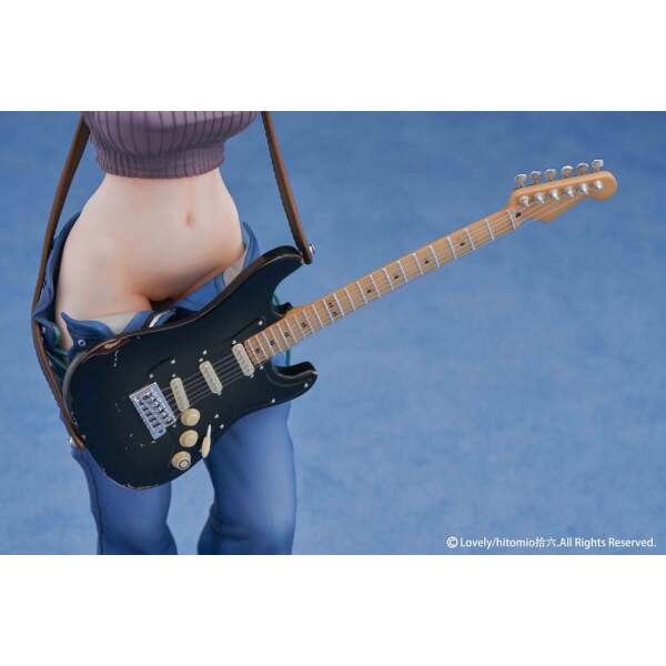 Estatua PVC 1/7 Guitar Girl Original Character Illustrated by Hitomio16 Deluxe Ver. 25 cm - Collector4u.com