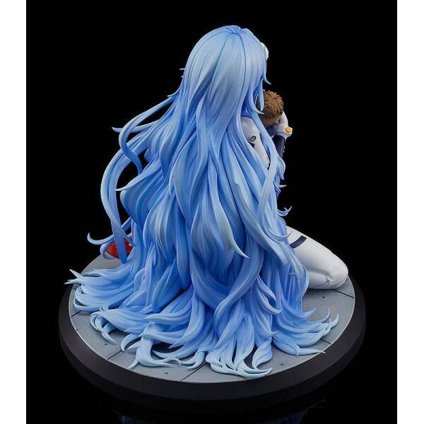 Estatua PVC 1/7 Rei Ayanami Long Hair Rebuild of Evangelion Ver. 16 cm - Collector4u.com