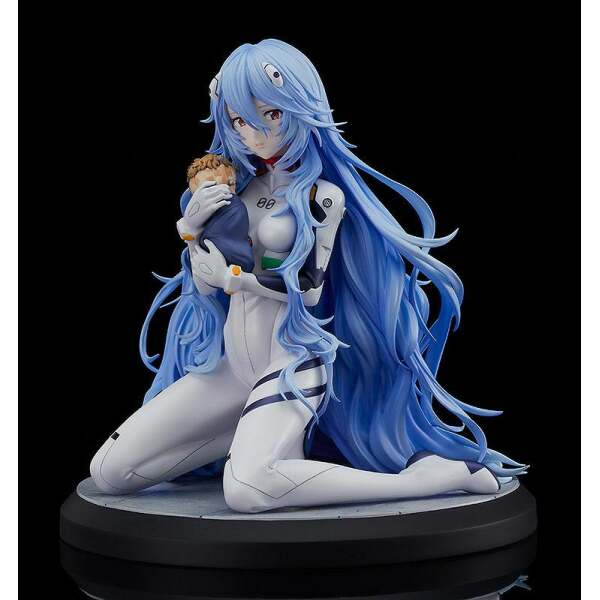 Estatua PVC 1/7 Rei Ayanami Long Hair Rebuild of Evangelion Ver. 16 cm - Collector4u.com