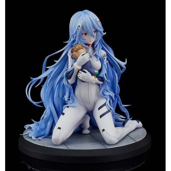 Estatua PVC 1/7 Rei Ayanami Long Hair Rebuild of Evangelion Ver. 16 cm - Collector4u.com