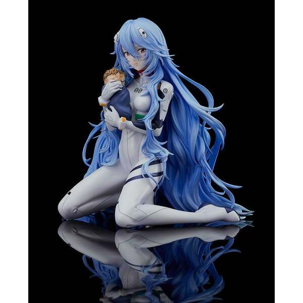 Estatua PVC 1/7 Rei Ayanami Long Hair Rebuild of Evangelion Ver. 16 cm - Collector4u.com