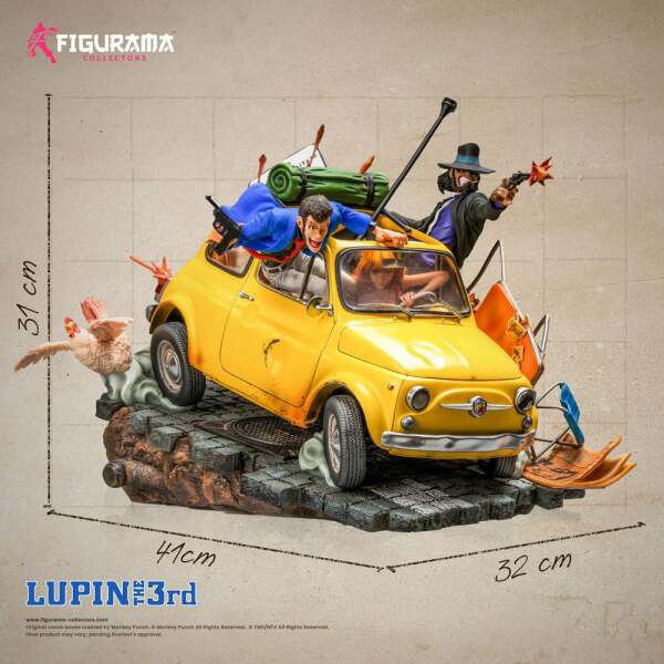 Estatua Elite Diorama Lupin Jigen y Fujiko Lupin III 1/8 31 cm - Collector4u.com